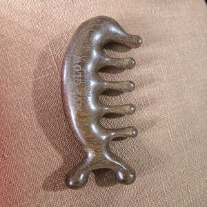 New Wooden Massage Wood Massager Comb Scalp Head Oil Massager Scalp Hair Comb To